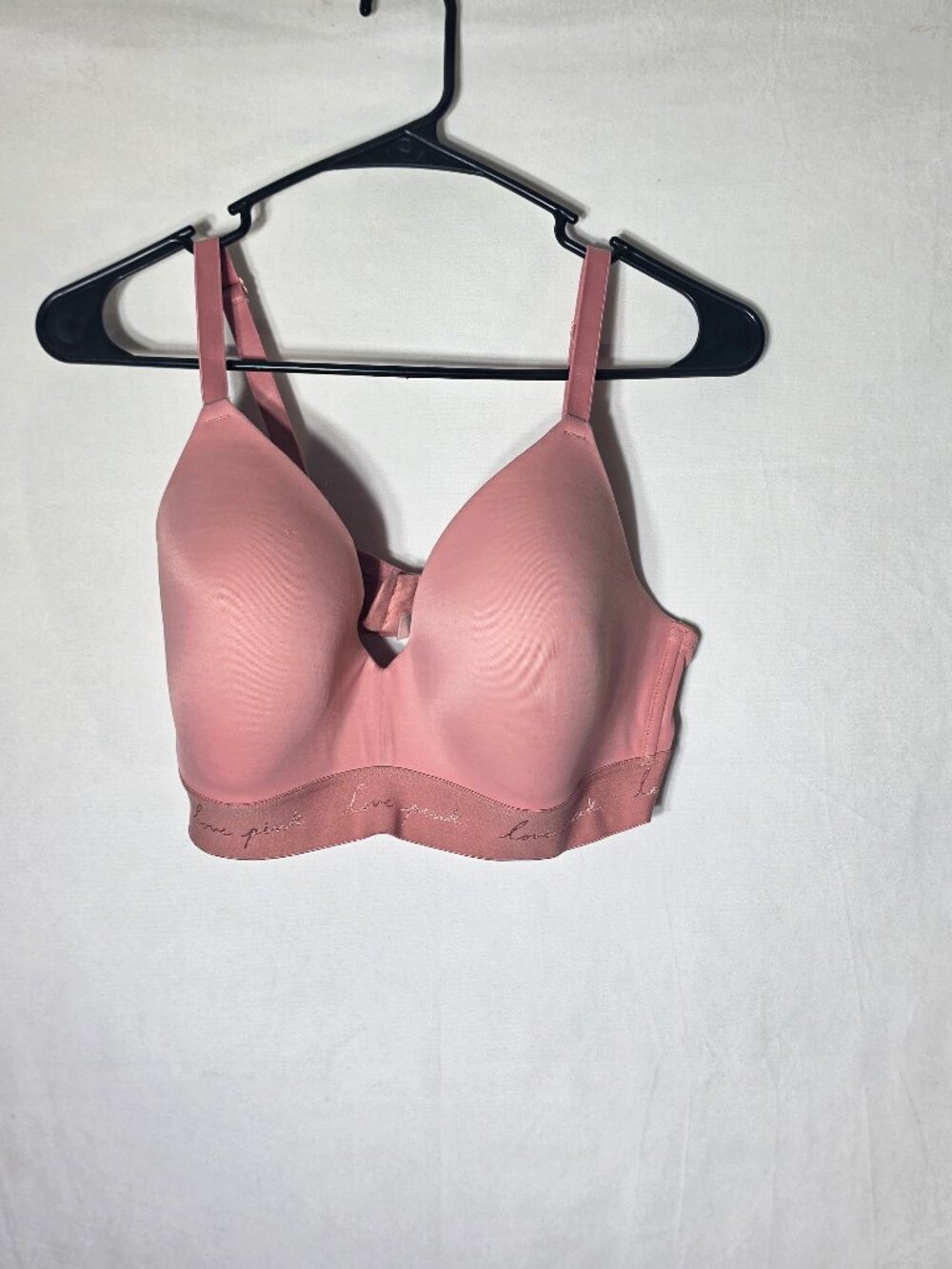 Pink 38D no wire comfort bra
